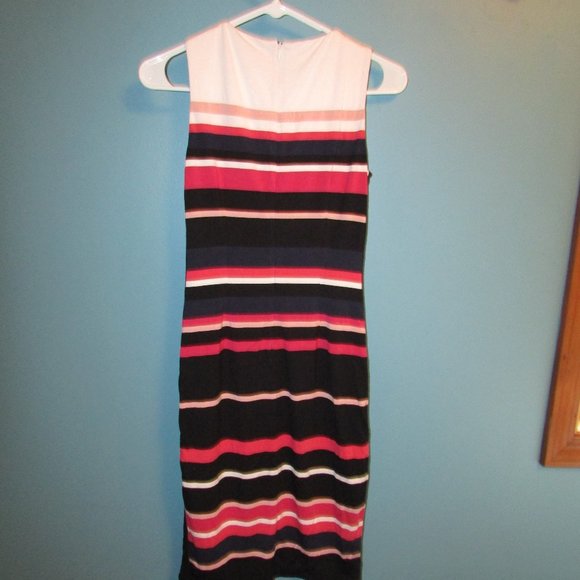 WHBM Stripe Sheath Dress - Picture 8 of 10